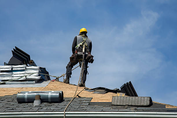Professional Roof Replacement technician working in Sheffield, OH